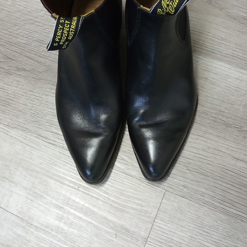 R.M. Williams Black Leather Boots - Picture 3 of 7